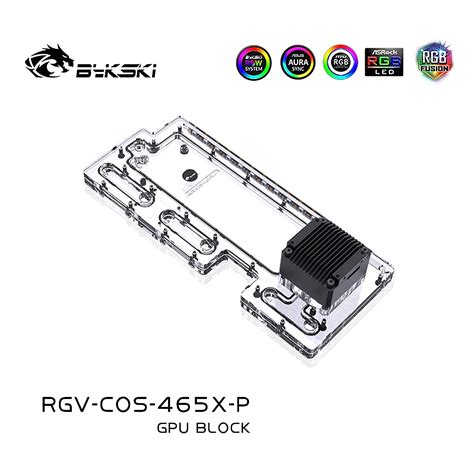 Bykski Rgb Distro Placa De Resfriamento Gua Reservat Rio Para Corsair