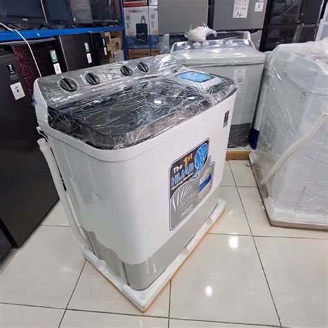 Mesin Cuci 2 Tabung AQUA QW 1060 XT 10 KG Hijab Series Airdry System