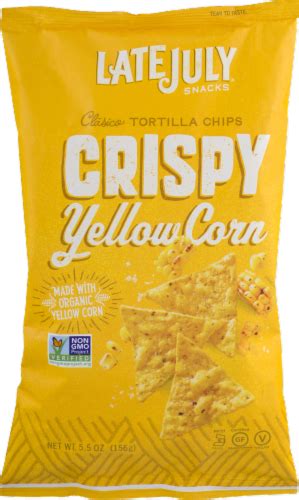 Late July Crispy Yellow Corn Tortilla Chips 55 Oz Frys Food Stores