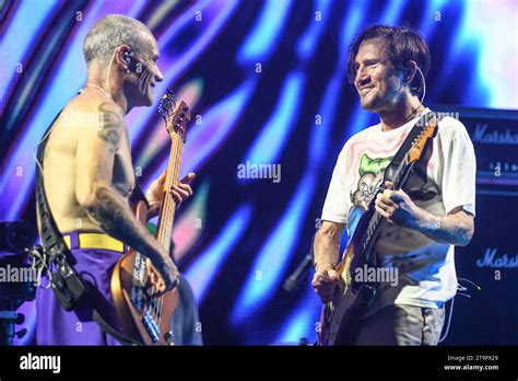 John Frusciante Guitar Flea Bass Red Hot Chili Peppers Live In Buenos Aires Argentina