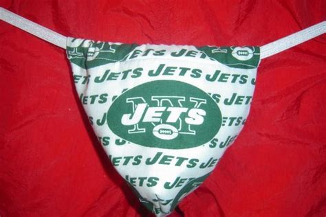 Mens NEW YORK JETS String Thong Football Male Lingerie Underwear Etsy