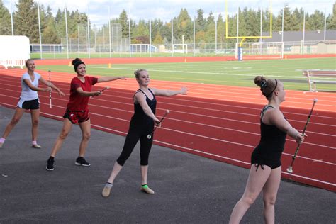 Olympia High School's Four Baton Twirlers Put On a Crowd Pleasing Show ...