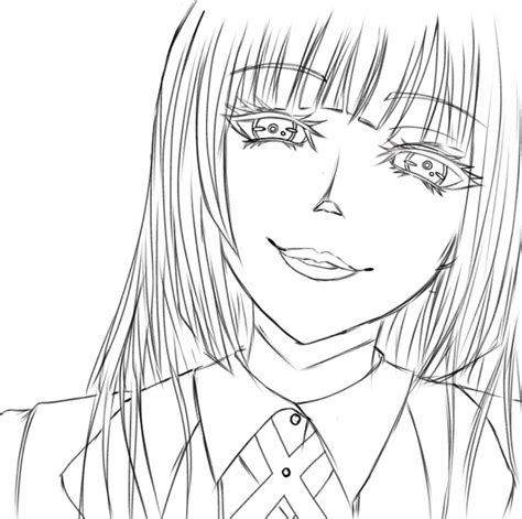 Kakegurui Coloring Pages