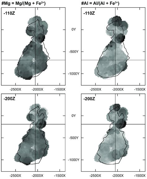 Compositions Of Coexisting Spinel Magnetite Pairs Joined By Grey