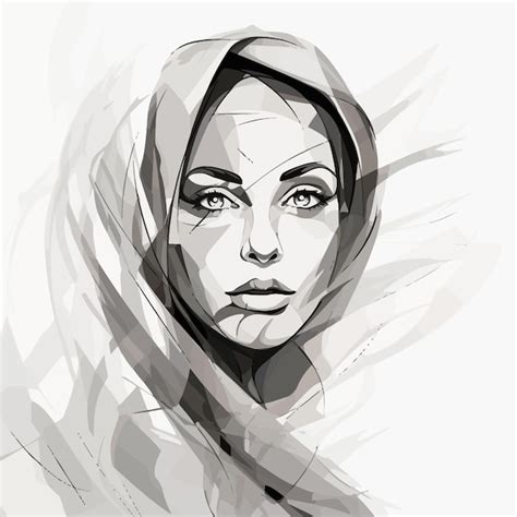 Premium Vector Muslim Girl Illustration