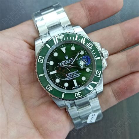 Jual Jam Tangan Rolex Submariner Silver Black Hulk Smurf Tifanny