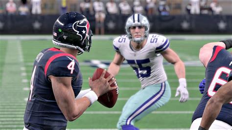 Madden 20 Gameplay Houston Texans Vs Dallas Cowboys Madden Nfl 20