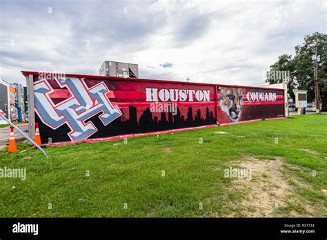Graffiti By Some Talented Artists In Downtown Houston Tx Stock Photo