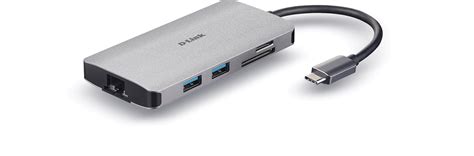 D Link DUB M810 8 In 1 USB C Hub With HDMI Ethernet Card Reader Power