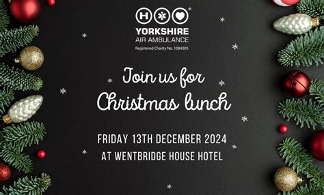 Yorkshire Air Ambulance Christmas Lunch 2024 Yorkshire Air Ambulance