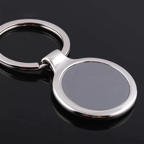 Free Shipping By Fedex 100pcslot Wholesale Round Metal Keychain For