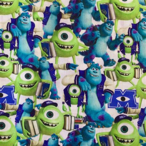 Monsters Inc Character Fabric Etsy