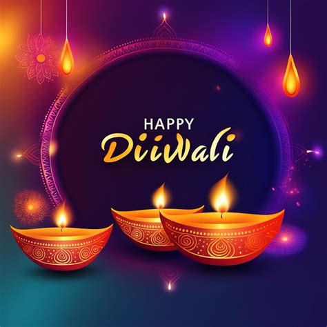 Premium Ai Image Happy Diwali Celebration Is The Colorful Background