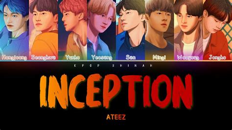 Ateez Inception Lyrics Color Coded Lyrics Ara Rom Han