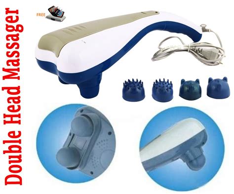 Buy Double Dolphin Double Head Body Massager With Attachments Free