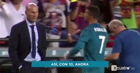 Cristiano Ronaldo Furioso Contra Los Suplentes Del Barça Tras Ser