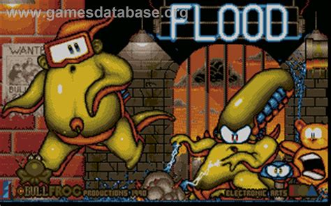 Flood Atari St Artwork Title Screen