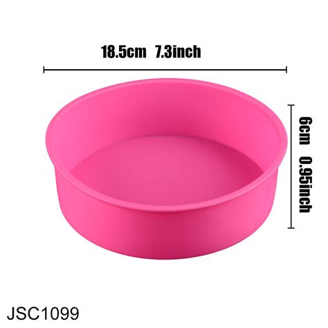 Round Cake Mold Silicone Molds For Cakes Nonstick Cake Pan Ebay