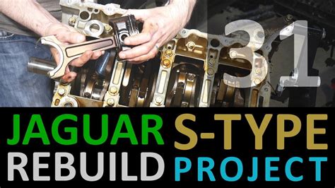 Jaguar S Type Restoration 31 Aj V8 Engine Disassembly 4 Pistons