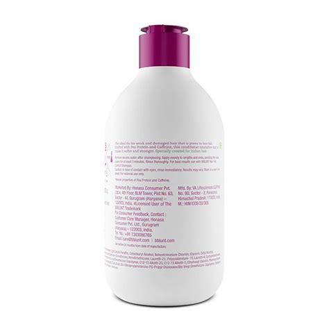 Buy Bblunt Hair Fall Control Conditioner Pea Protein Caffeine For