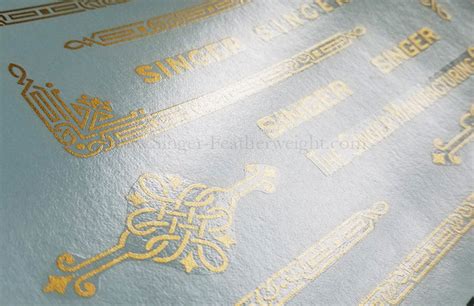 Decals Celtic Knot For Singer Featherweight 221 221k The Singer