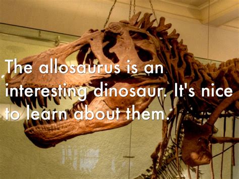 Allosaurus Facts by Emily Jones