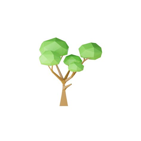 3d Isolated Green Tree 11501485 Png