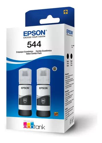 Epson Paquete De 2 Tintas Color Negro Ecotank Código T54412 Envío gratis