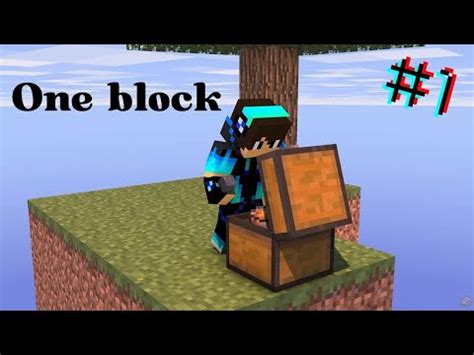 Minecraft One Block Challenge 1 Surviving On A Single Block Mine