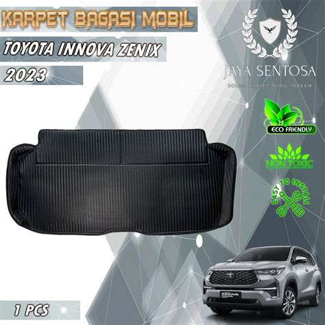 Karpet Bagasi Mobil Toyota Innova Zenix 2023 Motif Carbon EVA Material