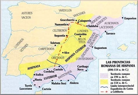 Mapa Hispania Romana Mapa