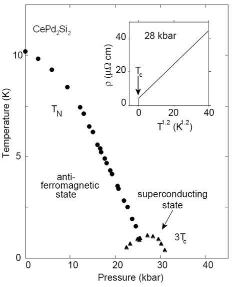 1 Pressure Temperature Phase Diagrams Of Two Model Heavy Fermion