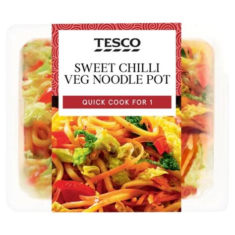 Tesco Sweet Chilli Vegetable Noodle Pot 250g Tesco Groceries