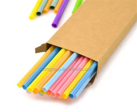 Biodegradable Colored Disposable Pla Eco Black Plastic Straw