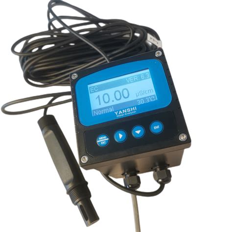 TDS PH Ec Water Treatment Industrial Conductivity Analyzer With Sensor