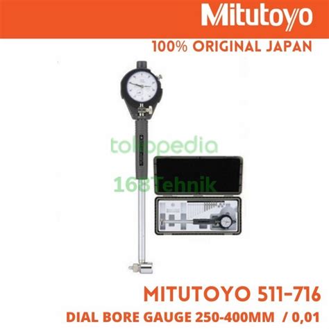 Jual Mitutoyo 511 716 Dial Bore Gauge 250 400 0 01mm Cylinder Bore