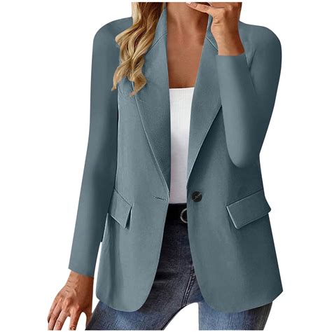 dressy business jackets  women  button open work office suit