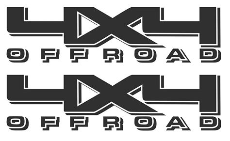 Ford X Off Road Decals Emsekflol