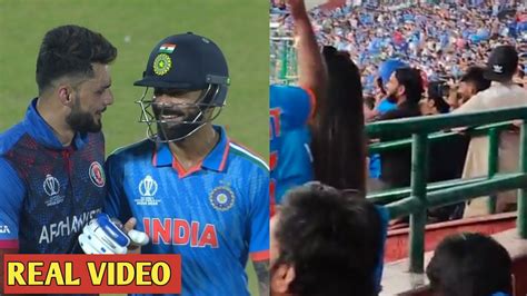 Virat Kohli Ask Delhi Crowd To Stop Trolling Naveen Ul Haq In Ind Vs