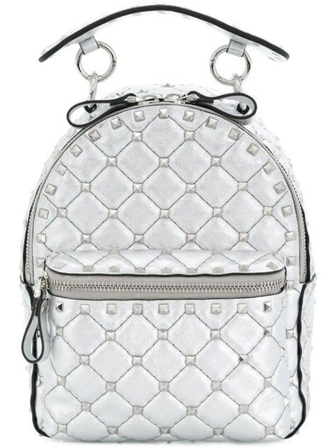 Shop Valentino Valentino Garavani Rockstud Spike Backpack Mini Backpack