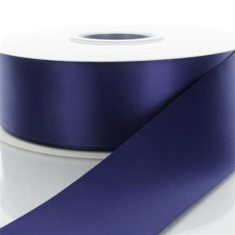 Double Faced Satin Ribbon Ink Blue Yd Michaels