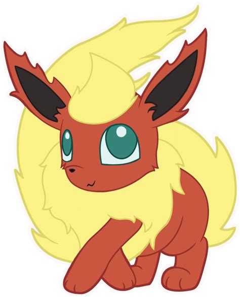 Download Chibi Flareon Pokemon Sticker Cartoon Full Size Png Image Pngkit