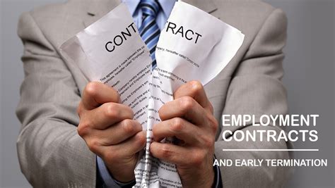 Can I Terminate An Employment Contract Early Hall Payne Lawyers