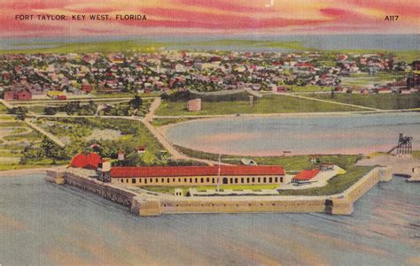 Postcards Of Old Key West Fort Taylor