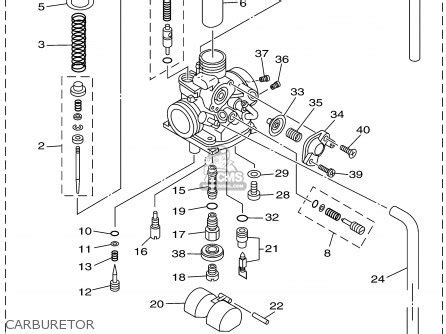 Yamaha Ttr 125 Carburetor Diagram