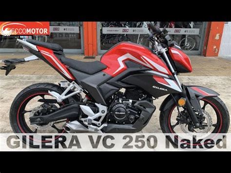 Moto Gilera Vc Naked Roja Ficha Tecnica Puesta En Marcha Con