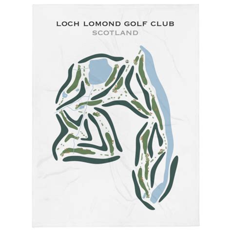 Buy the best printed golf course Loch Lomond Golf Club, Scotland - Golf Course Prints