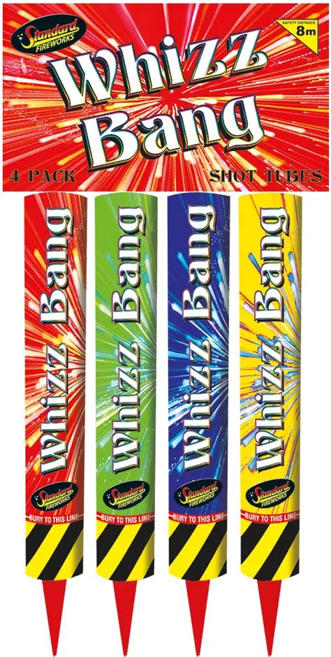 Whizz Bang Shot Tubes By Standard Fireworks Firework Crazy