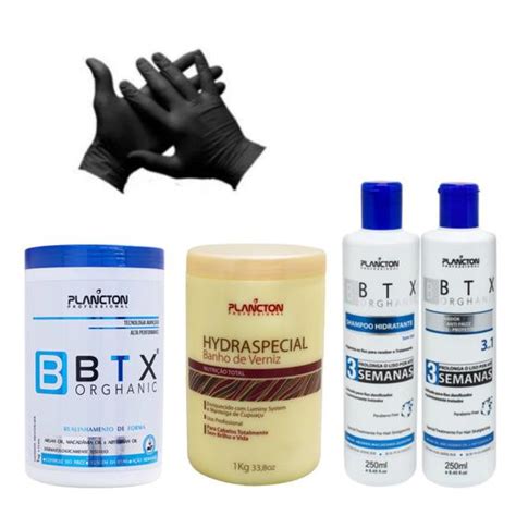 Btx Orghanic 1kg Máscara Verniz 1kg kit 3 semanas Orignal