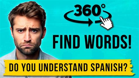 Find Spanish Words Spanish For Beginners Learn Spanish In Vr